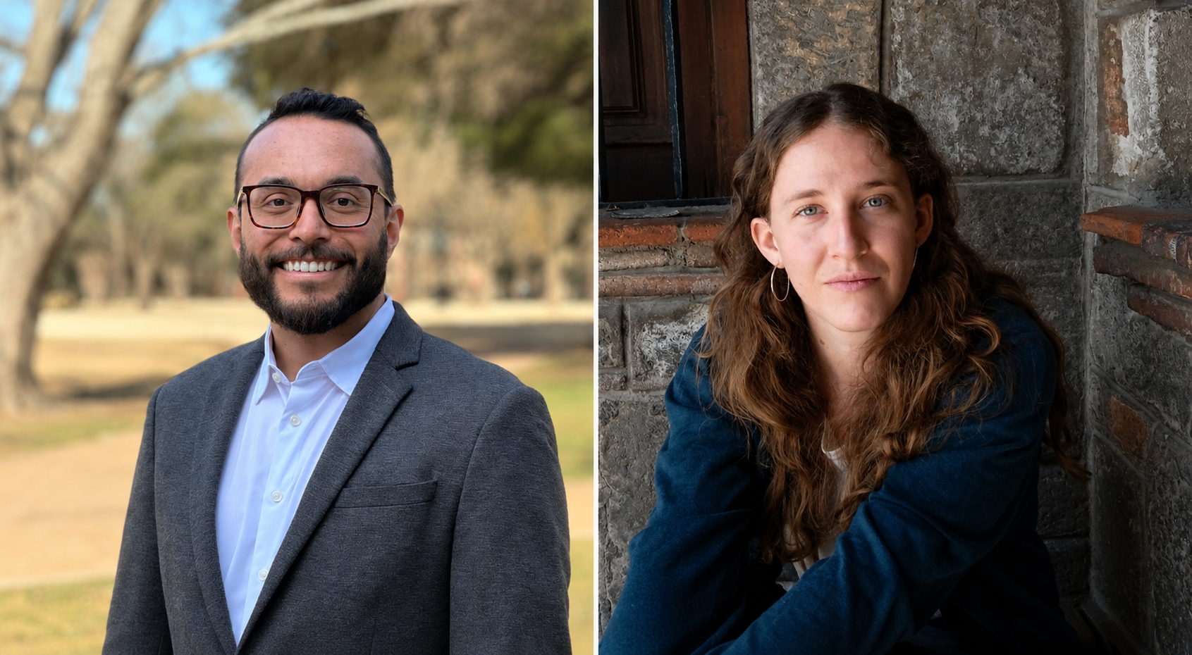Photos of Ricardo Álvarez-Pimentel (L) and Bárbara Pérez Curiel (R)