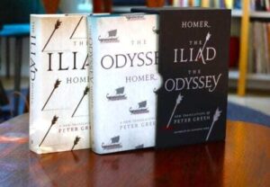 photo of the boxed set of the "Iiad" and the "Odyssey"