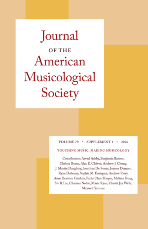 cover image of the special JAMS issue