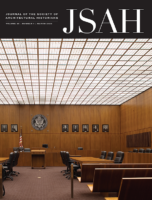 Cover image of JSAH issue 85.1