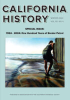 cover of California History issue 101.4